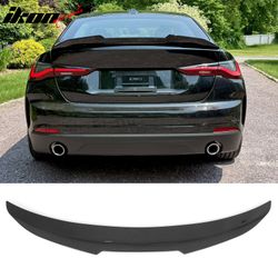 Fits 2021-2026 BMW G26 4 Series Gran Coupe i4 PSM Trunk Spoiler Gloss Black ABS