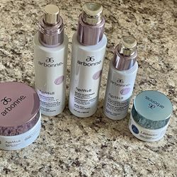 Lot Of 5 Arbonne Age Well Barely Used (See Pictures)