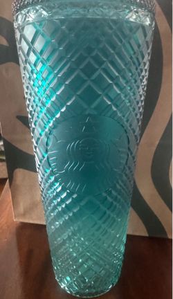 Starbucks Blue Ombre Jeweled 24 oz Tumbler w/ Siren Logo