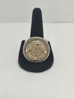 10KT Mens Fashion Ring