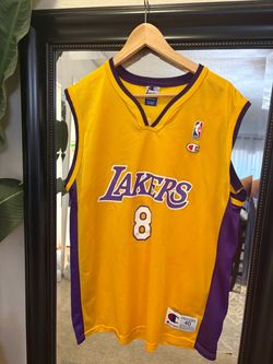 Champion Lakers #8 Kobe Bryant Jersey Size 40