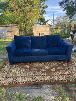 Royal Blue Sofa