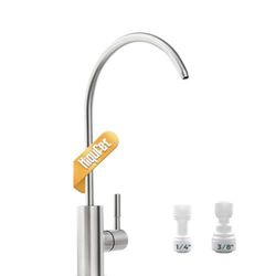 Hiqufet Stainless Steel Water Filter Faucet Brushed Nickel RO Kitchen Sink
