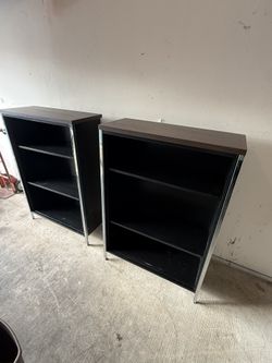 Two Metal Adjustable Shelves.