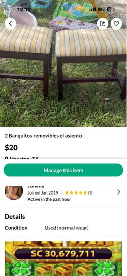 Banquitos cocer removible