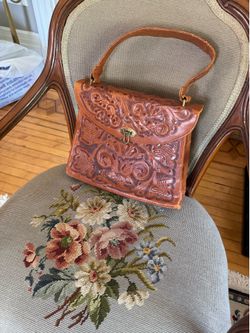 Vintage Mexican Leather Handbag