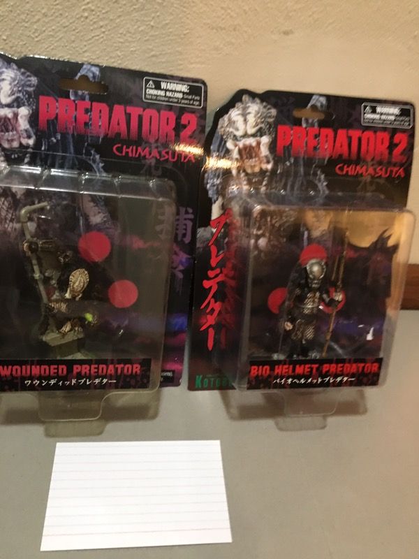 Predator II movie figures