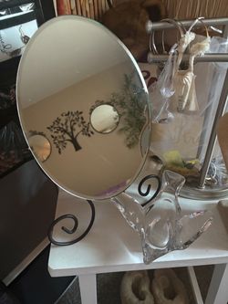 Vintage IKEA Myles 1999 Oval vanity mirror