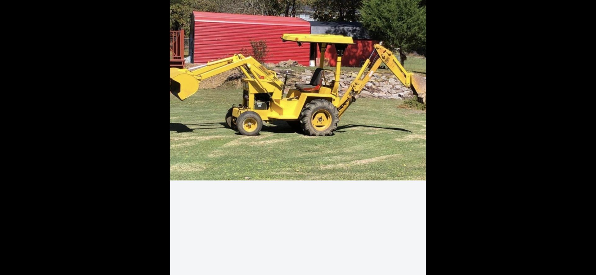 Termite small backhoe