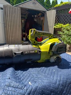 Roy B Jet fan blower not working used for parts or you can repair