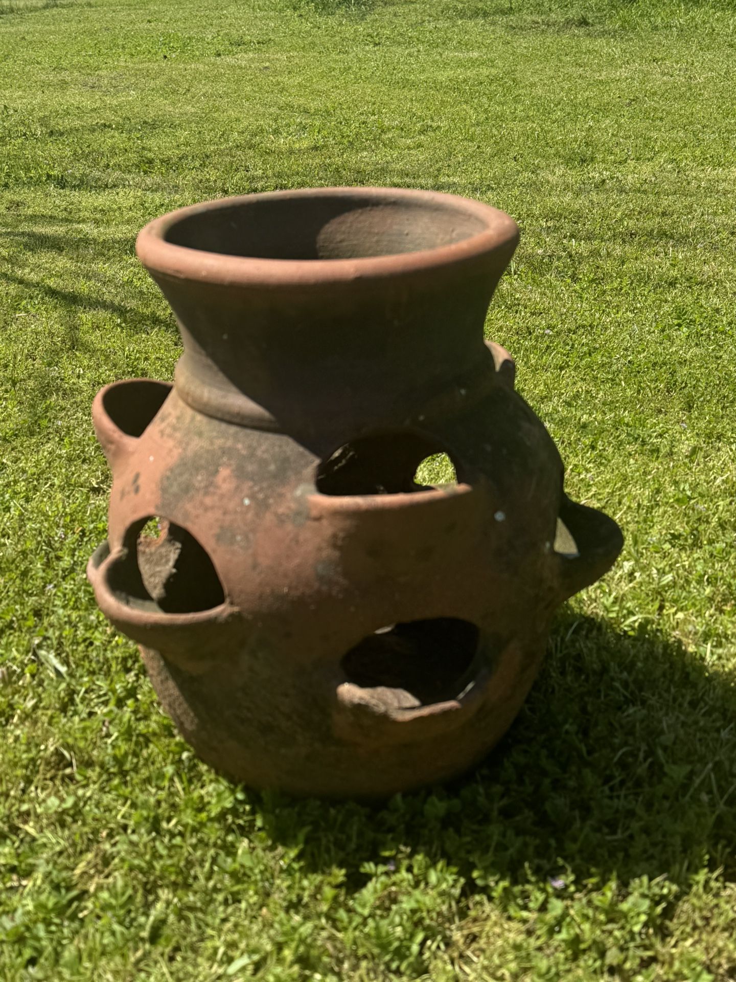 Flower Pot Strawberry Pot Old Berry Old Red