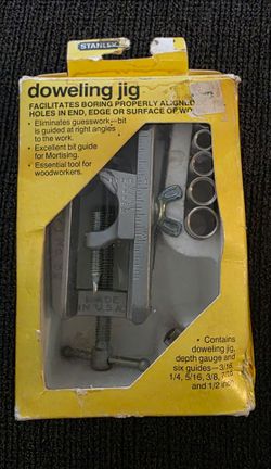 Vintage Stanley 04-059 No. 59 Doweling Jig | 100% Complete in Box & 6 Guides | Made in USA