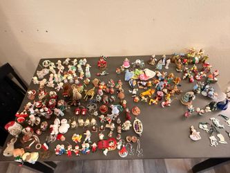 Huge Mixed Lot of Vintage Christmas Ornaments & Figurines $3-$5 each