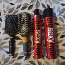 Hair Care Spray Root Pump & Brushes $12