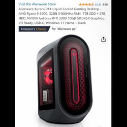 Alienware Aurora R14 Liquid Cooled Gaming Desktop