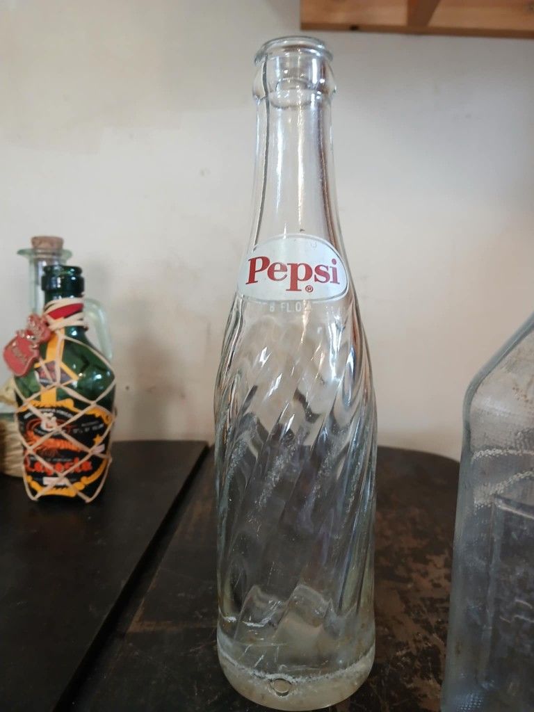 Vintage Pepsi-Cola Glass Bottles