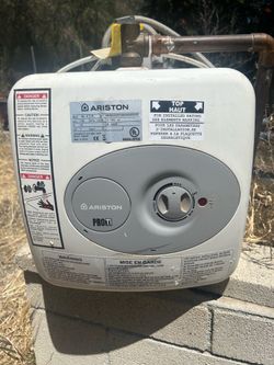 Aniston tankless water heater.