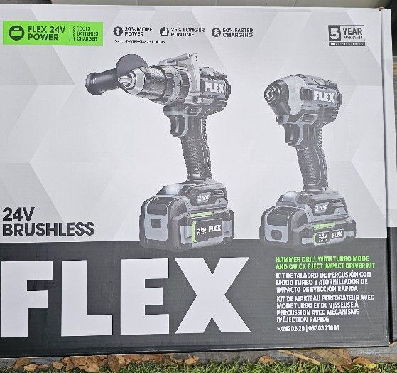 FLEX 24V Power Drills Set