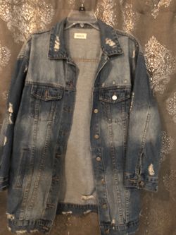 Men/ junior jean jacket size small