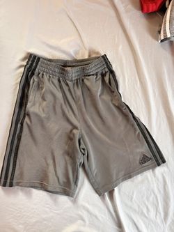 Grey adidas shorts