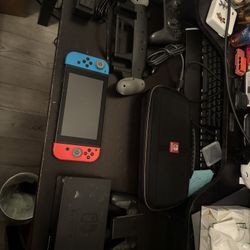 Nintendo Switch With Accessories 