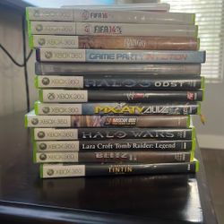 Xbox 360 Sensor Bar And Xbox Games