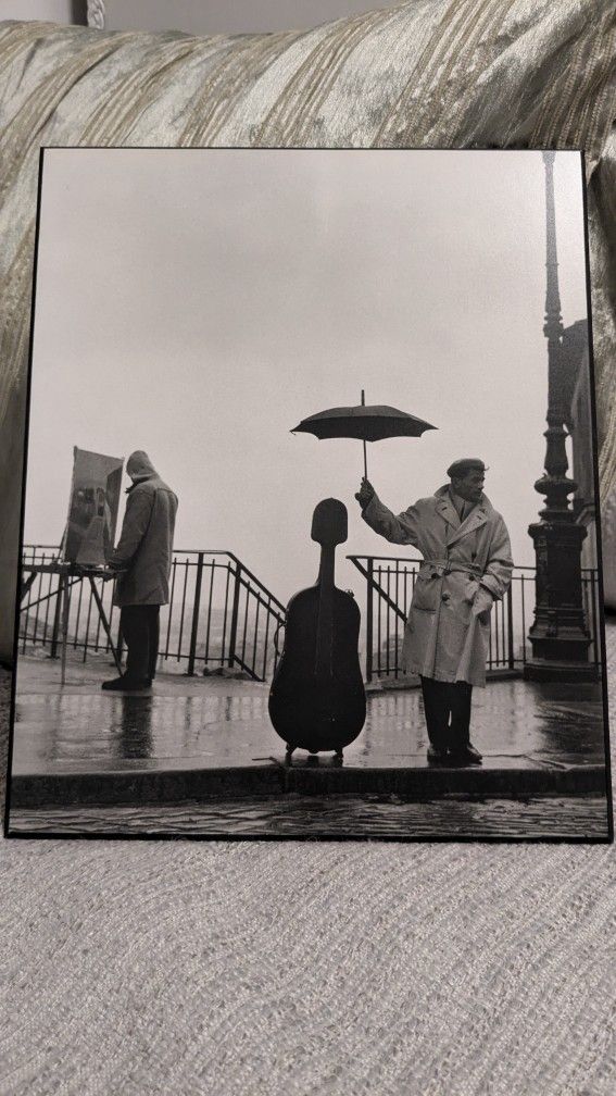 "Musicians In The Rain" Art