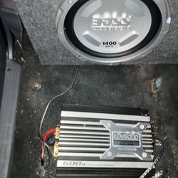 Subwoofer 12” And Amp 600w