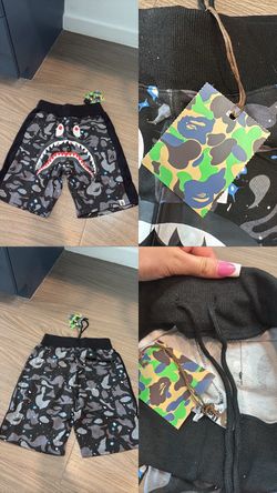 Black bape shorts