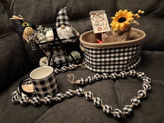 Fall Plaid decorations