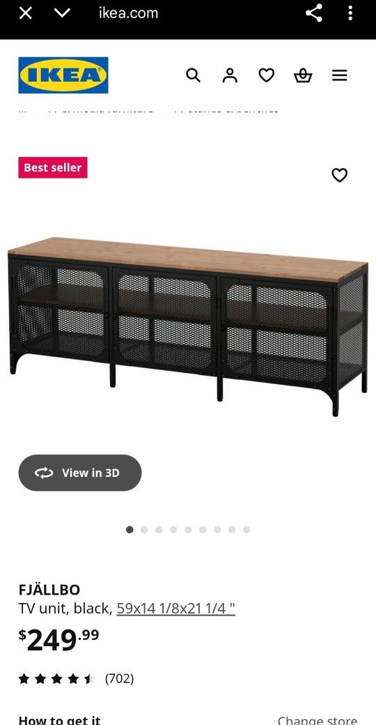 Ikea tv stand and end table