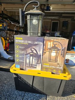 3 Koda outdoor wall lights