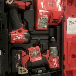 Milwuakee Impact And Drill Set 