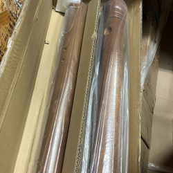 Dark Walnut Headboard Posts