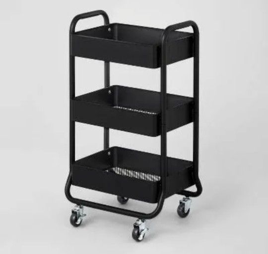 Brightroom 3 Tier Metal Utility Cart