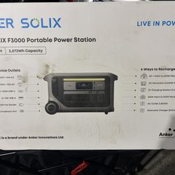 Anker Solix F3000 Portable Power Station 