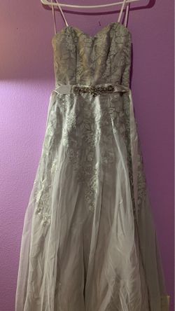 Silver Prom Dress