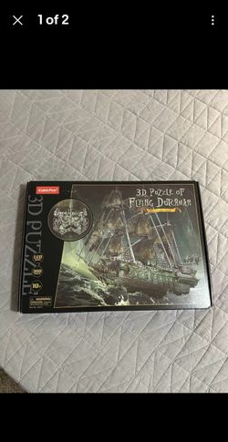 CubicFun 3D Puzzles for Adults - Green LED Flying Dutchman - Unopened!