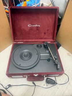 Vintage Urban Outfitters Maroon Vinyl Player