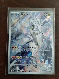 Pokemon Reshiram Freshly Pulled 