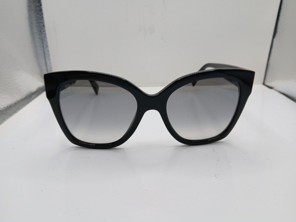 Gucci Women's Web Plaque Sunglasses, Black/Grey Gradient, One Size