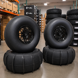 New Canam X3 Sand Paddle Tires 33" with Hostile Forged Wheels