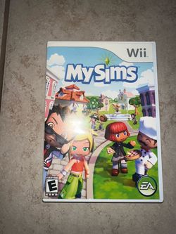 MySims Nintendo Wii 2007 Complete w/ Case Manual & Disc EA