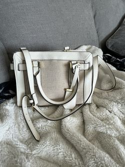 Merona Cream Colored Purse With Shoulder Strap