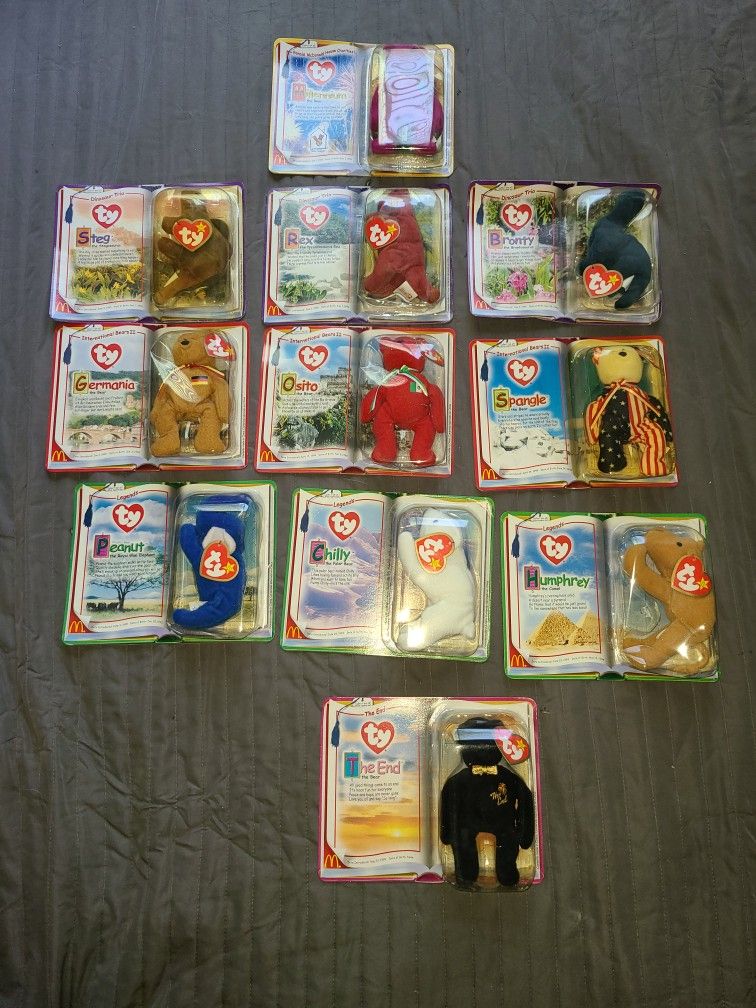 Rare Beenie Babies Collectable Mc Donolds Edition 