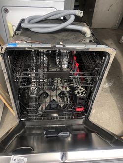 black ge dishwasher stainless inside new