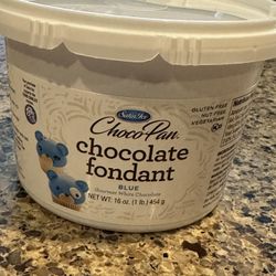 Chocolate Fondant- 1 Lb- Blue