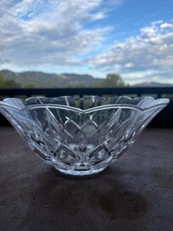 Gorham Lady Anne Crystal salad bowl