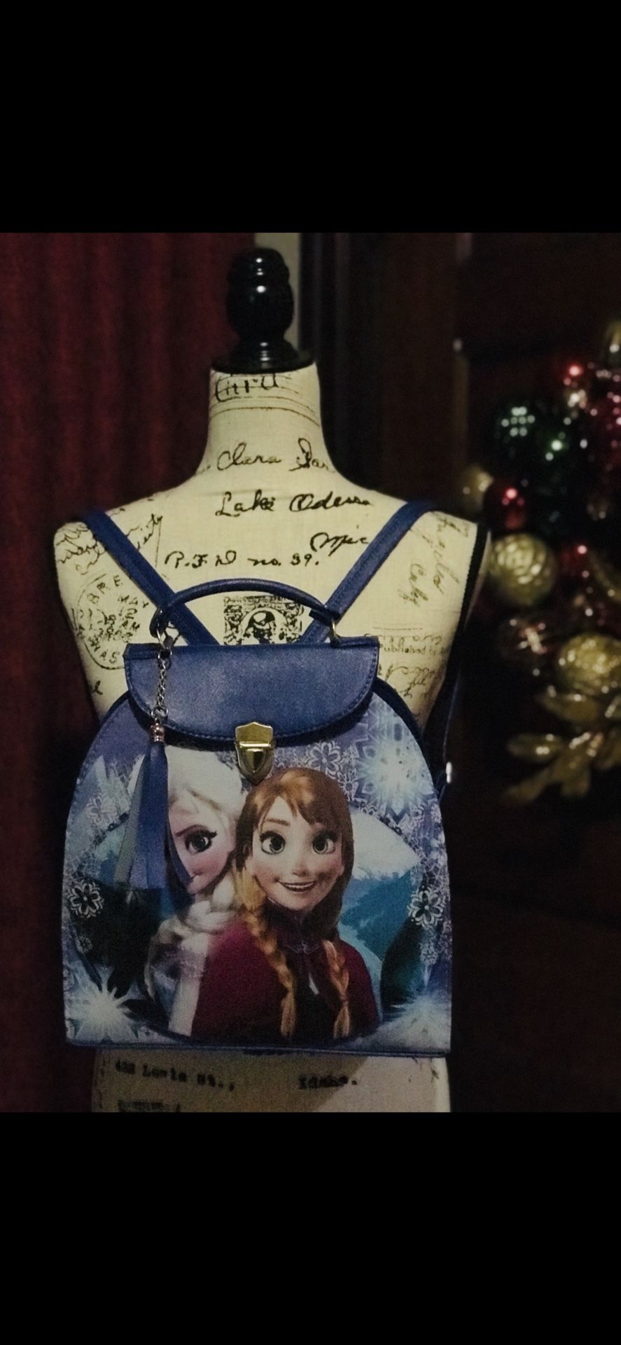 2 In 1 Girls Backpack  Princess 