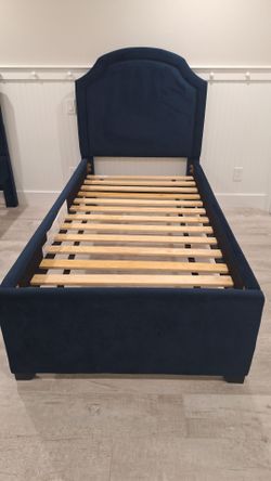 Twin Velvet Bedframe